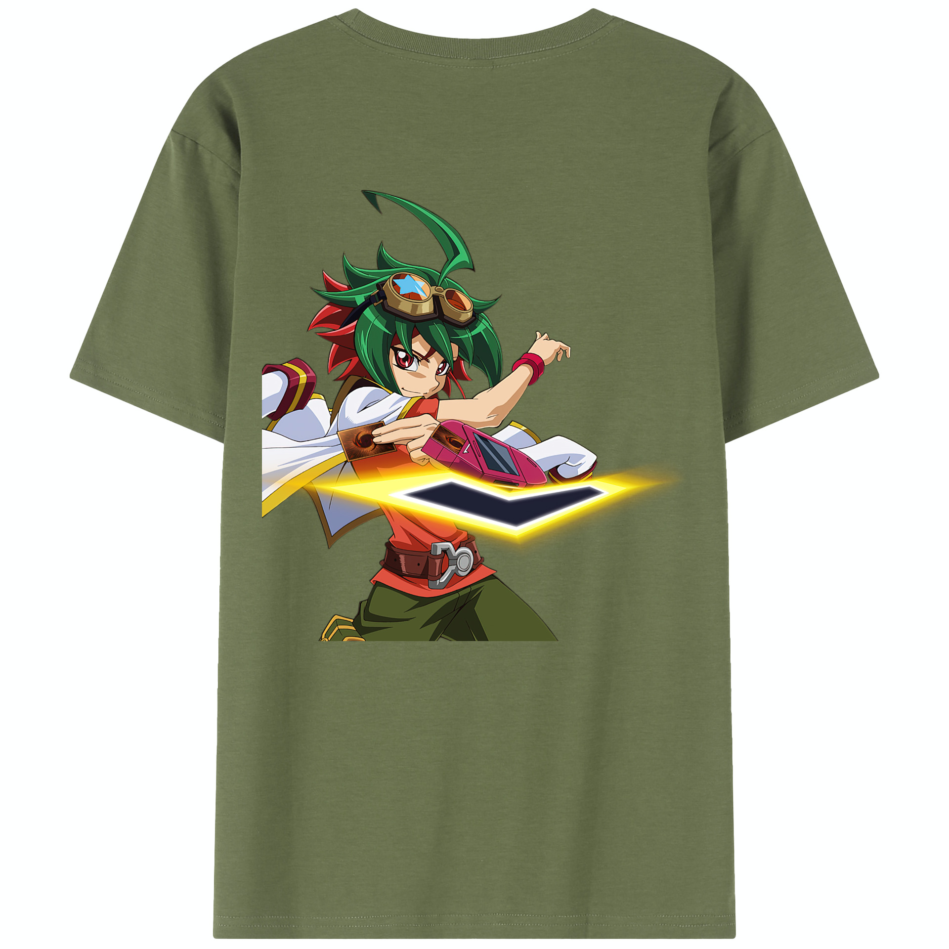 （画像用） 遊☆戯☆王 Yu-Gi-Oh! 綿100％半袖Tシャツ（背面プリント）